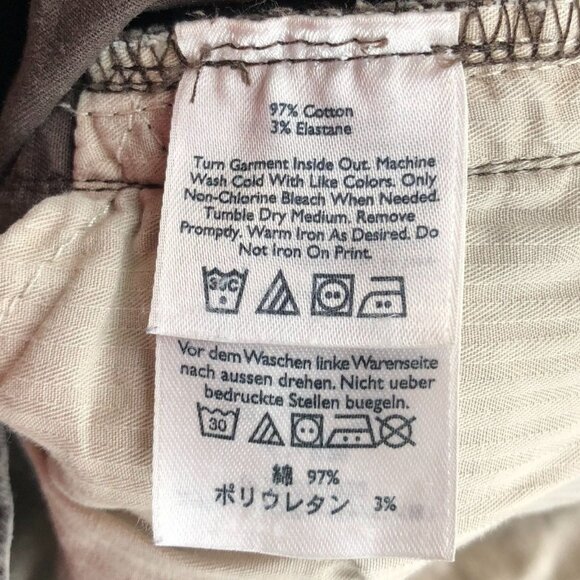 Eddie Bauer Womens Blakely Bootcut Pants Size 4 Herringbone Brown Classic Casual - Picture 10 of 16